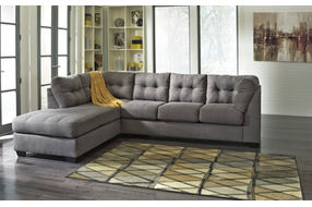 Benchcraft Maier 2-Piece Sleeper Sectional with Chaise-Charcoal