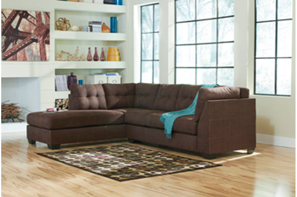 Benchcraft Maier 2-Piece Sectional with Chaise-Walnut