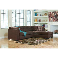 Benchcraft Maier 2-Piece Sectional with Chaise-Walnut