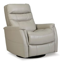 Signature Design by Ashley Riptyme Swivel Glider Recliner-Dove Gray