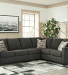 Signature Design by Ashley Lucina 3-Piece Sectional-Charcoal