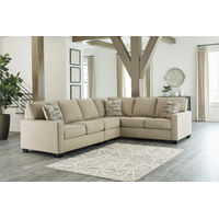 Signature Design by Ashley Lucina 3-Piece Sectional-Quartz