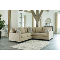 Signature Design by Ashley Lucina 2-Piece Sectional-Quartz