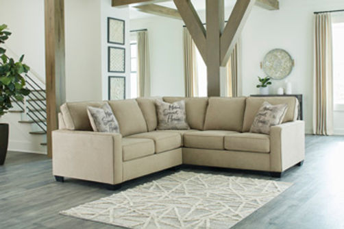 Signature Design by Ashley Lucina 2-Piece Sectional-Quartz