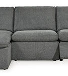 Hartsdale 3-Piece Left Arm Facing Reclining Sofa Chaise-Granite