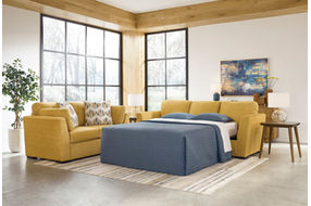 Signature Design by Ashley Keerwick Queen Sofa Sleeper-Sunflower