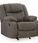 Signature Design by Ashley First Base Recliner-Gunmetal