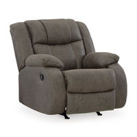 Signature Design by Ashley First Base Recliner-Gunmetal