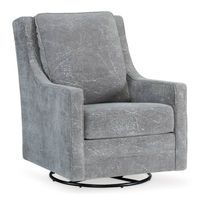 Signature Design by Ashley Kambria Swivel Glider Accent Chair-Ash