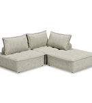 Signature Design by Ashley Bales 3-Piece Modular Seating-Taupe