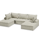 Signature Design by Ashley Bales 5-Piece Modular Seating-Taupe