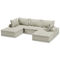 Signature Design by Ashley Bales 5-Piece Modular Seating-Taupe