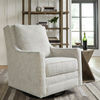 Signature Design by Ashley Kambria Swivel Glider Accent Chair-Fog