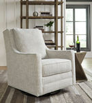 Signature Design by Ashley Kambria Swivel Glider Accent Chair-Fog