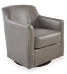 Signature Design by Ashley Bradney Swivel Accent Chair-Fossil