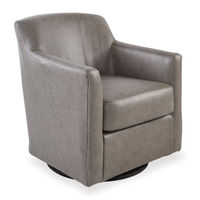 Signature Design by Ashley Bradney Swivel Accent Chair-Fossil