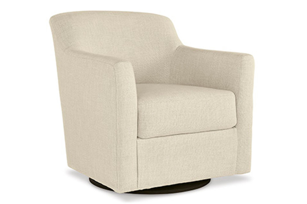 Signature Design by Ashley Bradney Swivel Accent Chair-Linen