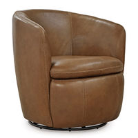 Signature Design by Ashley Kierreys Swivel Chair-Caramel