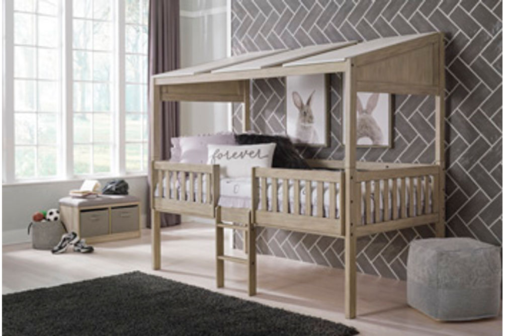 Signature Design by Ashley Wrenalyn Twin Loft Bed-Two-tone