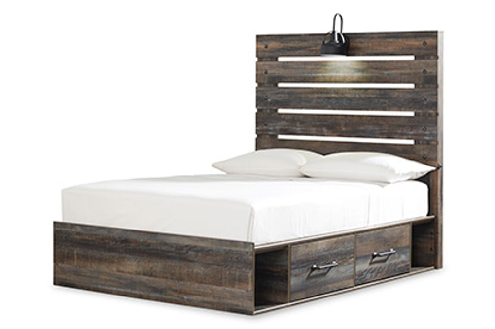 Signature Design by Ashley Drystan Full Panel Bed with 4 Storage Drawers