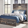 Signature Design by Ashley Drystan Full Panel Bed with 2 Storage Drawers