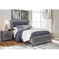 Signature Design by Ashley Lodanna Queen Panel Bed-Gray