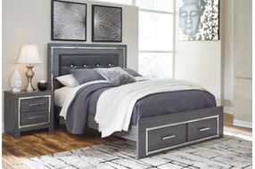 Signature Design by Ashley Lodanna Queen Panel Bed with 2 Storage Drawers