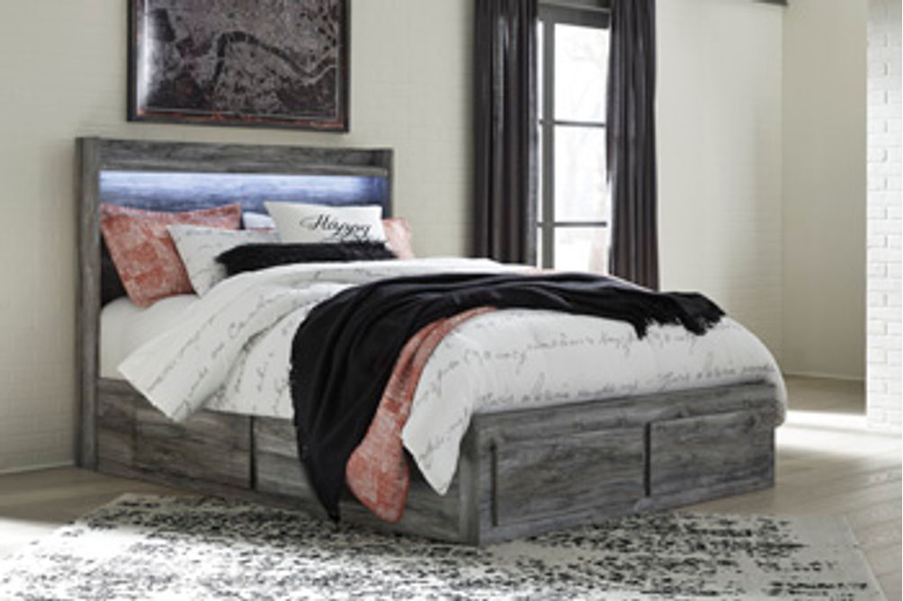 Signature Design by Ashley Baystorm Queen Panel Bed with 4 Storage Drawers