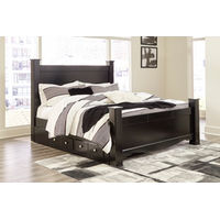 Mirlotown King Poster Bed with Storage