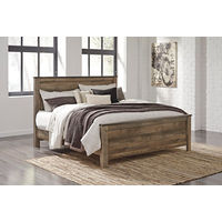 Signature Design by Ashley Trinell King Panel Bed-Brown
