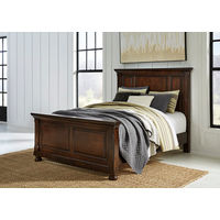 Millennium by Ashley Porter Queen Panel Bed-Rustic Brown