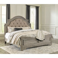 Signature Design by Ashley Lodenbay King Panel Bed-Antique Gray