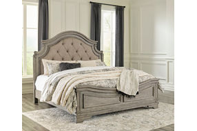 Signature Design by Ashley Lodenbay California King Panel Bed-Antique Gray