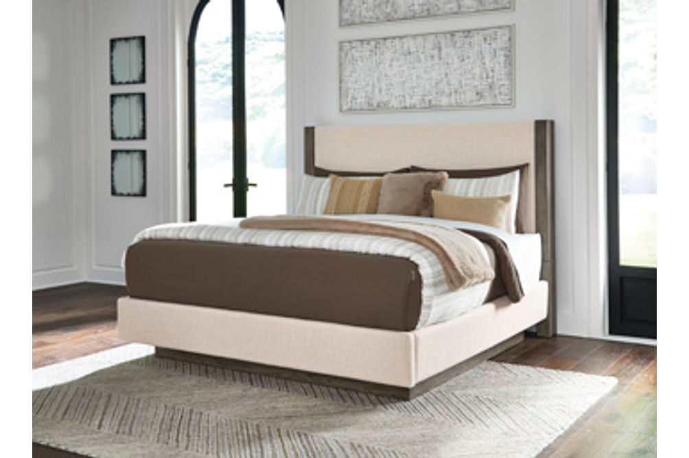 Signature Design by Ashley Anibecca Queen Upholstered Panel Bed