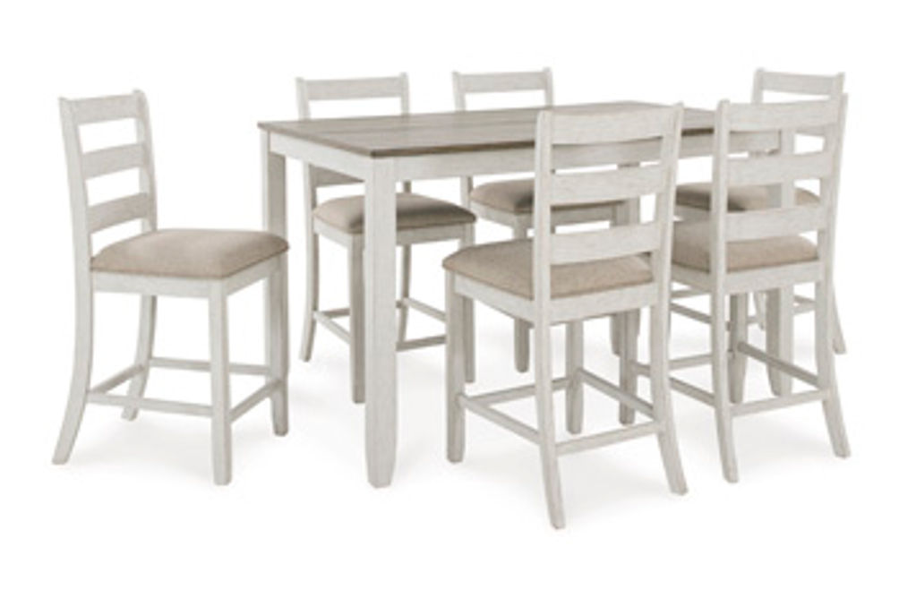 Signature Design by Ashley Skempton Counter Height Dining Table and Bar Stools