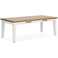 Signature Design by Ashley Ashbryn Dining Table-White/Natural