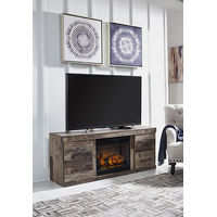 Signature Design by Ashley Derekson TV Stand with Electric Fireplace