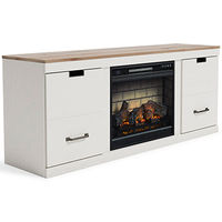 Signature Design by Ashley Vaibryn 60" TV Stand with Electric Fire Place-