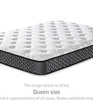 Sierra Sleep by Ashley 8 Inch Bonnell Hybrid California King Mattress-White