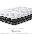 Sierra Sleep by Ashley 10 Inch Pocketed Hybrid King Mattress-White