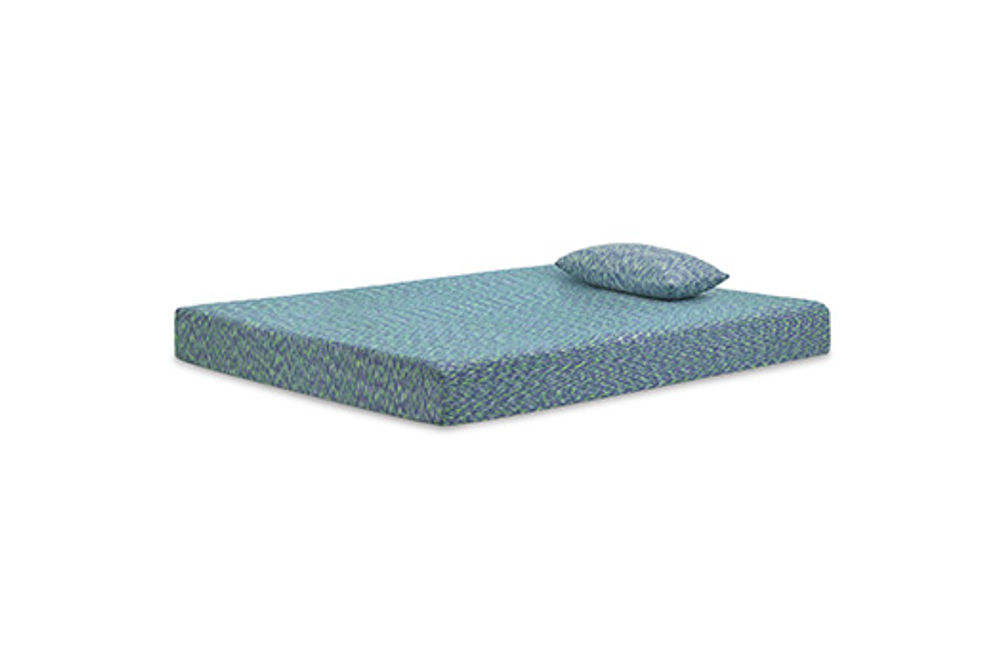 Sierra Sleep by Ashley iKidz Blue Full Mattress and Pillow-Blue