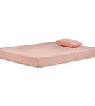 Sierra Sleep by Ashley iKidz Pink Full Mattress and Pillow-Pink