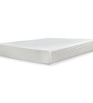 Sierra Sleep by Ashley 10 Inch Chime Memory Foam Twin Mattress in a Box-White