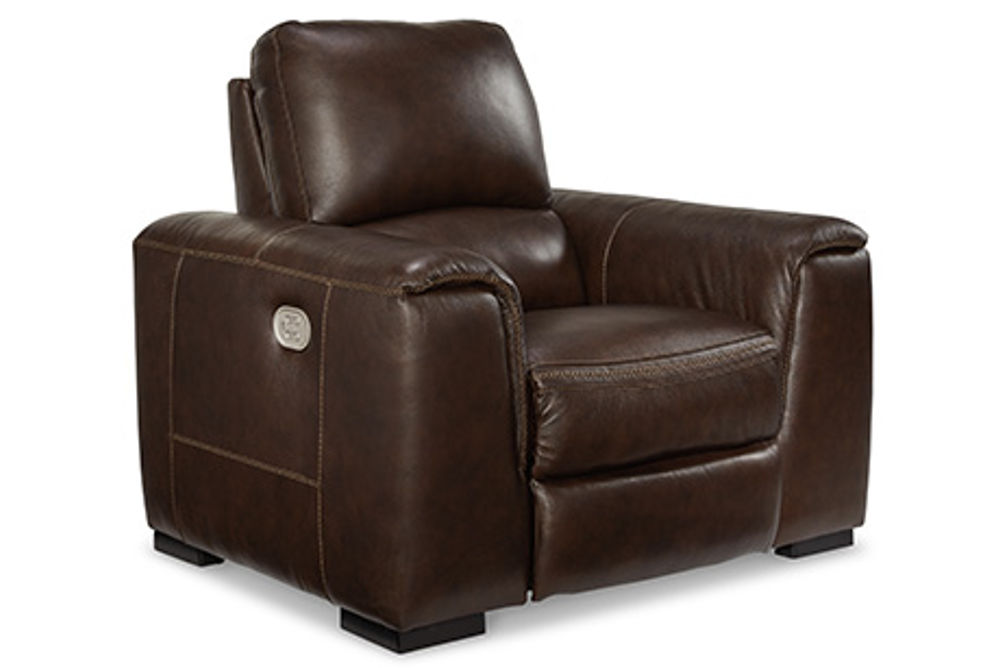 Signature Design by Ashley Alessandro Power Recliner-Walnut