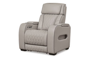 Signature Design by Ashley Boyington Power Recliner-Gray