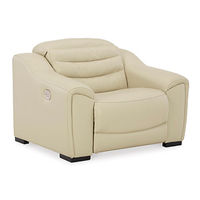 Signature Design by Ashley Center Line Power Recliner-Cream