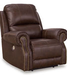 Signature Design by Ashley Freyeburg Power Recliner-Walnut