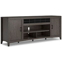 Signature Design by Ashley Montillan 84" TV Stand-Grayish Brown