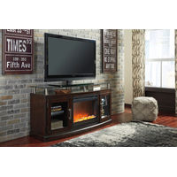 Signature Design by Ashley Chanceen 60" TV Stand with Electric Fireplace-