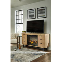 Signature Design by Ashley Freslowe TV Stand with Electric Fireplace